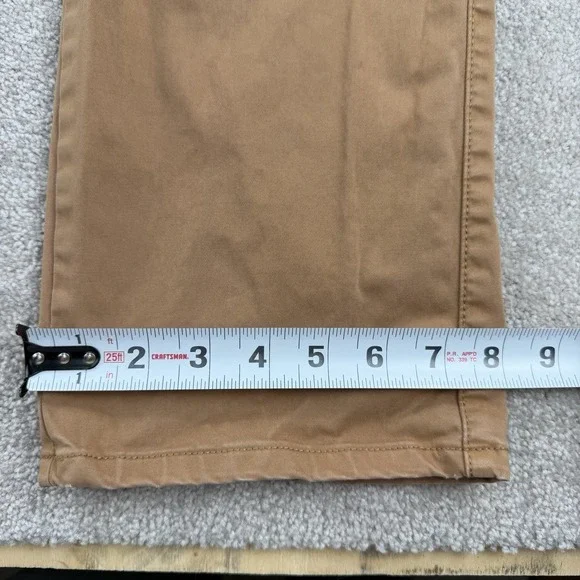 Peter Millar Pants Mens 38 Khaki Tan 5 Pocket Chino Flat Front Golf Casual Twill - Picture 2 of 10